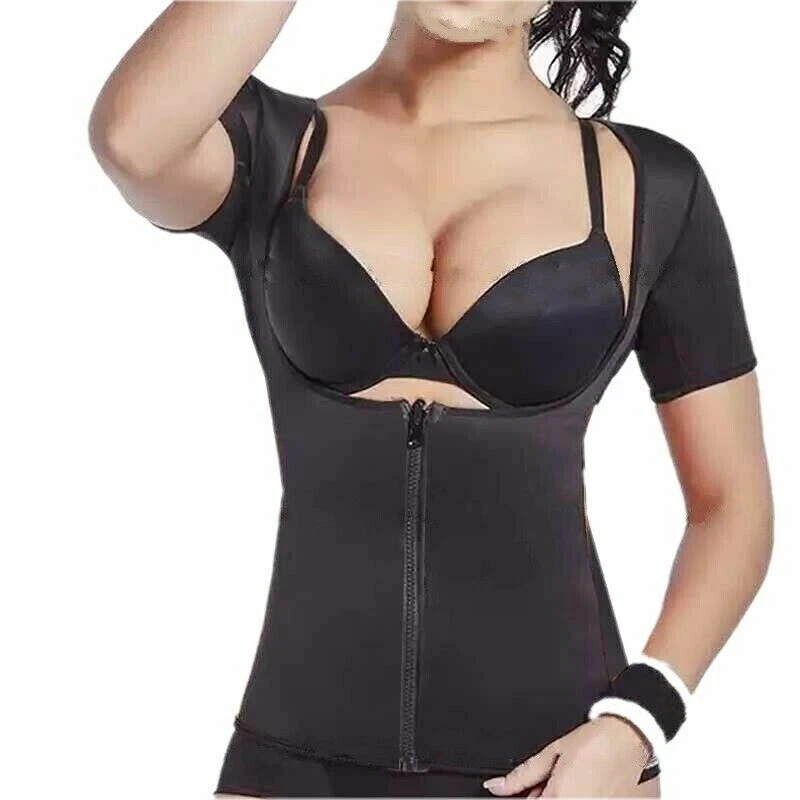 Women Cami Hot Neoprene Shaper Sauna Vest Sweat Waist Cincher Arm