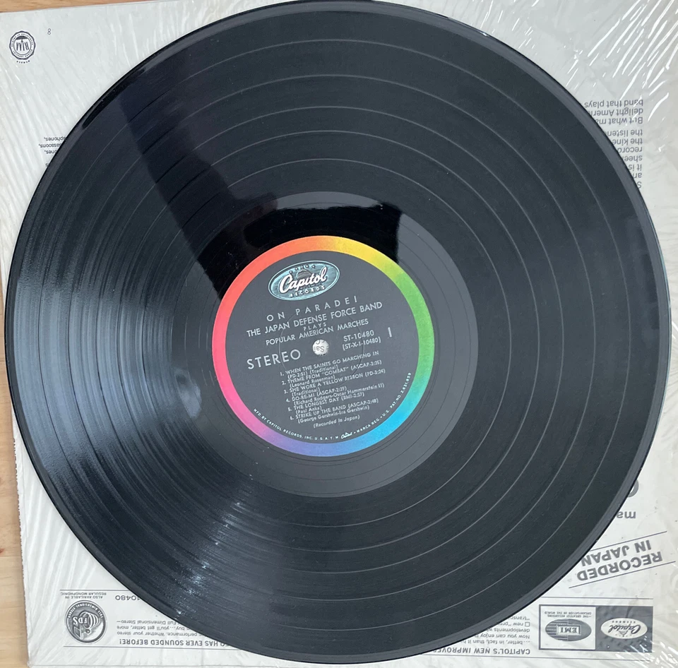 JAPAN DEFENSE FORCE BAND: on parade! CAPITOL 12" LP 33 RPM Foto 4 de 4