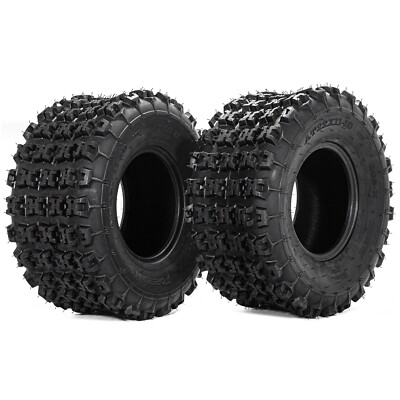 22'' Set 2 22x11-10 Rear ATV Tires 6PR 22x11x10 UTV All Terrain 22 11 10 Tubeless