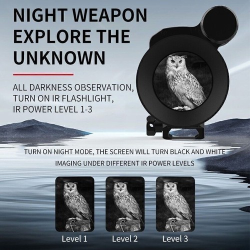 Monocular Night Vision Scope Sight IR Infrared 1080P 850/940nm Hunting Camera UK - Picture 5 of 13