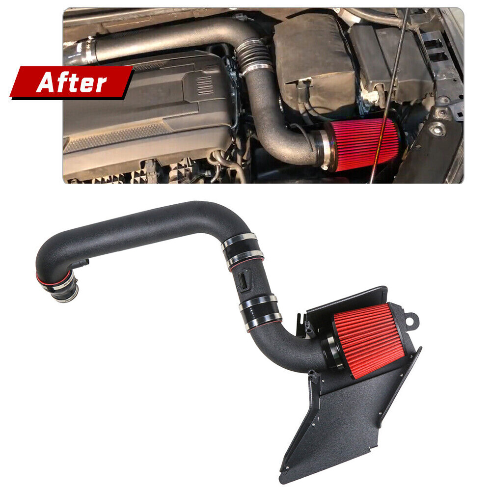 3.0'' Intake Pipe Aluminum Cold Air Intake System For AUDI A3/S3 2.0L Turbo