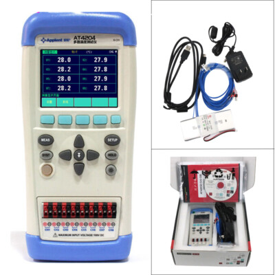 Multi-Channel Temperature Meter Data Logger AT4204 Thermocouple J K T E S N B R
