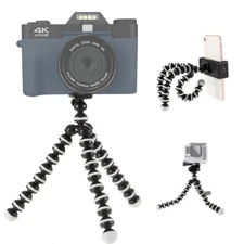 Octopus Adjustable Tripod Stand Flexible Phone Holder for GoPro + iPhone Camera