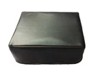 Turntable Deluxe Dust Cover. Black Faux Leather. Custom Available.