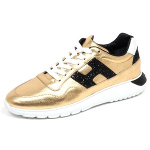 hogan gold sneakers