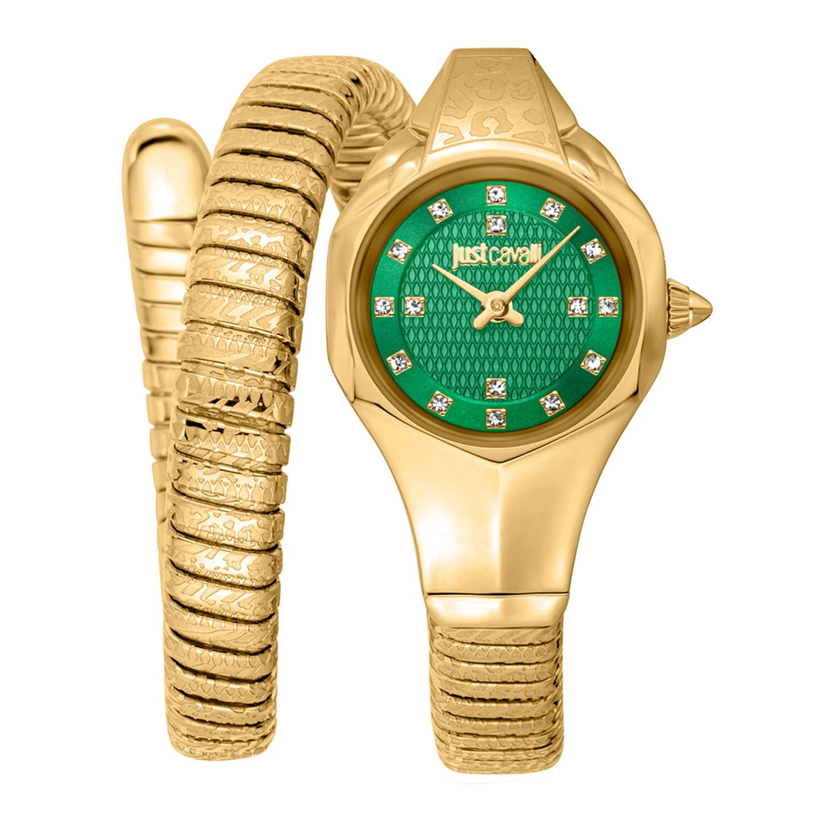 Just cavalli green watch top