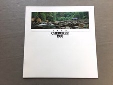 1988 Jeep Cherokee 24-page Original Car Sales Brochure Catalog - Chief Limited 1988 Jeep Cherokee 24-page Original Car Sales Brochure Catalog - Chief Limited