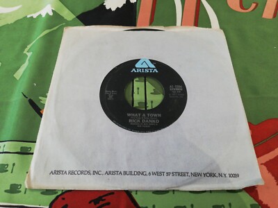 Rick Danko    What A Town AS0306 US 1977 Rock NM