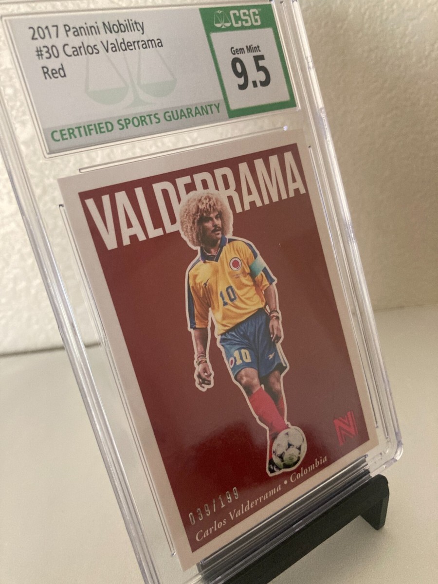 2017 Panini Nobility Red Carlos Valderrama /199 CSG 9.5 GEM MINT