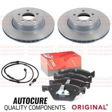 PARA BMW SERIE 5 520D F10 F11 OE DISCOS DE FRENO DELANTEROS 330MM + PASTILLAS TRW + SENSOR