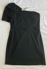 Speechless Little Black Dress Women's Large Off The Shoulder Knee Length
