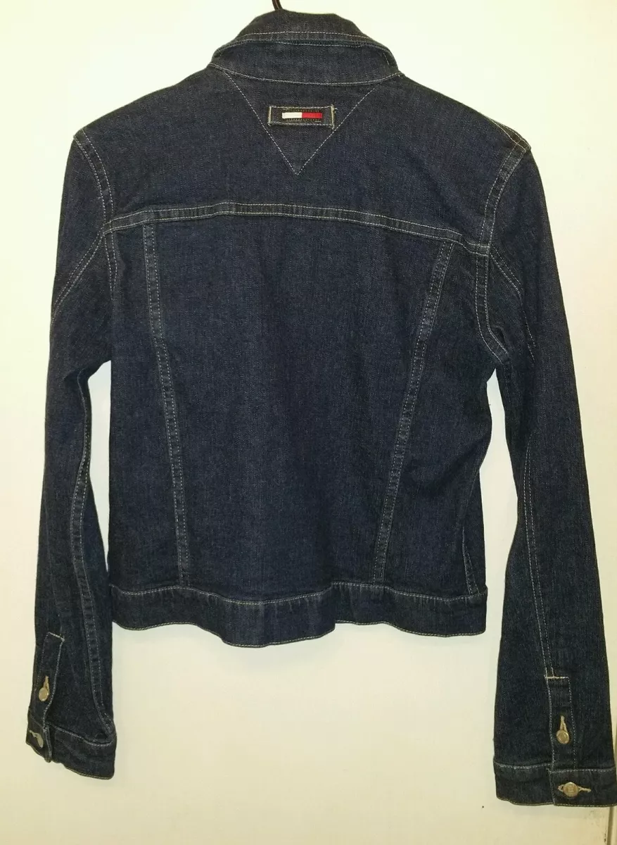 Veste junior vintage Tommy Jeans Tommy Hilfiger bleu boutonne large