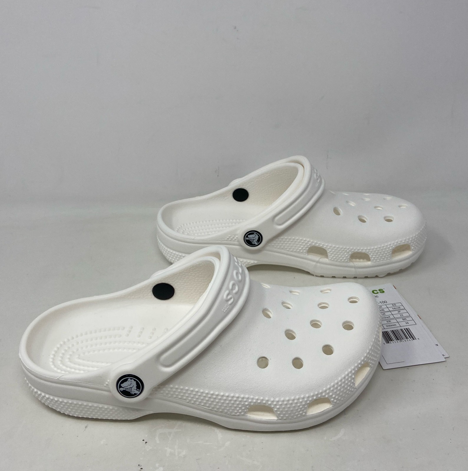 Crocs Classic Clog Unisex White M4/W6 EU 36-37 - 10001-100