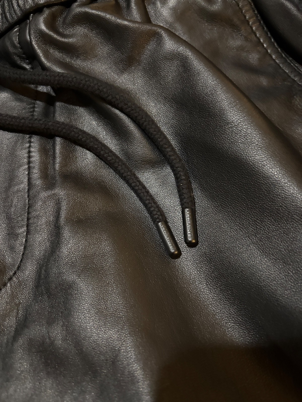 ALLSAINTS RARE MEN'S Penton Leather Cuffed Pants MEDIUM - 005875 image 8