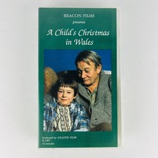 A Childs Christmas in Wales VHS Video Tape