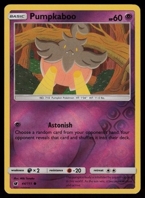 Pumpkaboo Reverse Holo Common SM - Crimson Invasion 44/111 NM