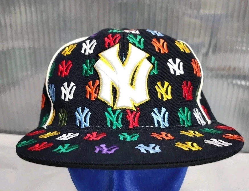 American Needle Vintage Bandanna New York Yankees MLB Fitted Hat Cap 7 3/8 Model - Image 2 of 4