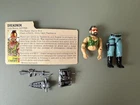 Vintage GI Joe Dreadnok Ripper v1 W/File Card Needs Repair