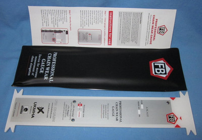 FB Professional Forklift Chain Wear Gauge ~ measures leaf, roller chain wear