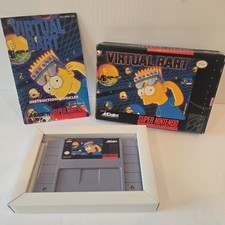 Virtual Bart (Super Nintendo) SNES CIB Complete TESTED