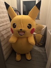 Pikachu Mascot Costume (Adult One Size) Pokémon Fancy Dress