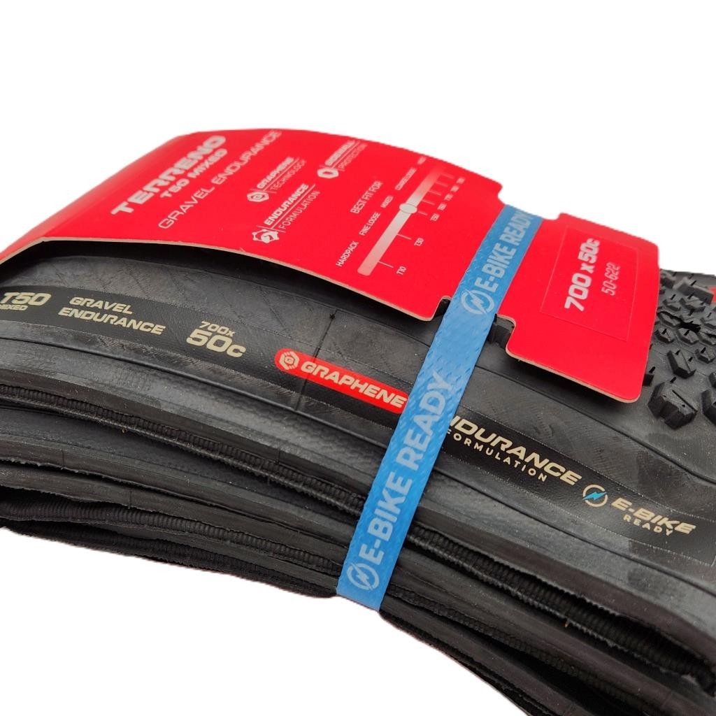Vittoria Terreno T50 700x50 Mixed Bike Tires Black Tubeless Folding G2.0 2-PACK