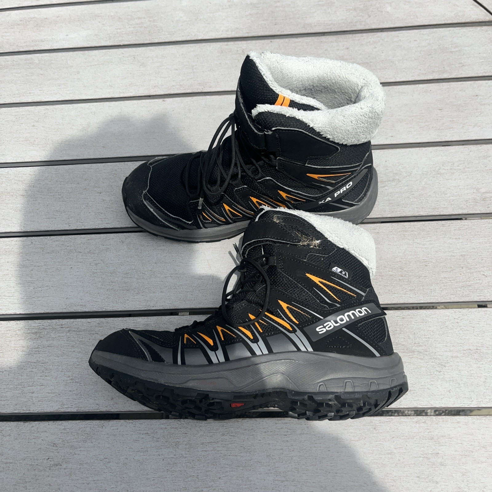 Scarpa Salomon XA PRO 3D WINTER TS CSWP J nero. Taglia:5 impermeabile