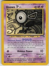 Pokemon TCG Unown [F] Uncommon Neo Discovery 48/75