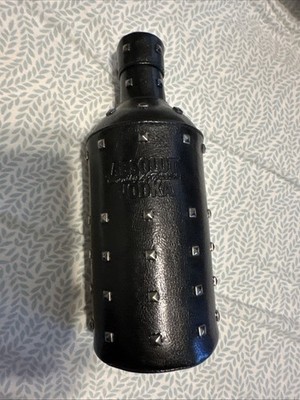 Limited Ed 2009 Absolut Vodka Rock Edition Bottle Vegan Leather Studded Zip Case