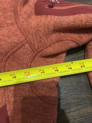 Giacca donna ARC'TERYX Covert felpa con cappuccio Polartec taglia M arancione rosa - Foto 6 di 9