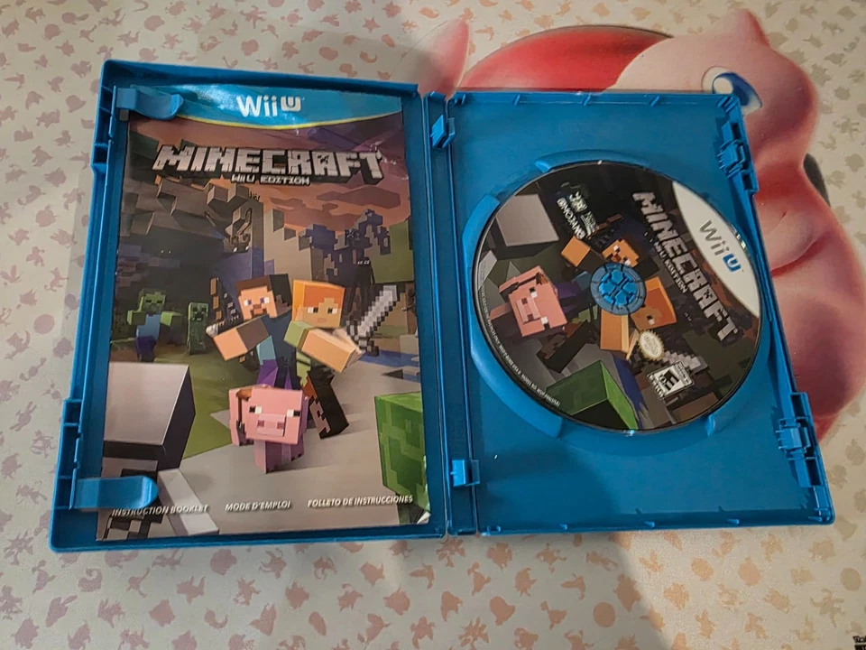 Minecraft Wii U Edition Nintendo 2016 Complete w/ Manual Super Mario Mash-Up - Image 3 of 3