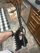 Futuristic Betrayer Chain Axe- Warhammer Inspired cosplay prop weapon