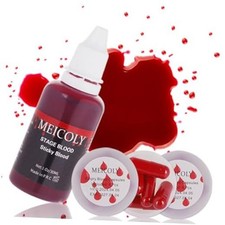 1.06 OZ Edible Fake Blood with 12 1 pcs Edible Fake Blood with 12 Capsules