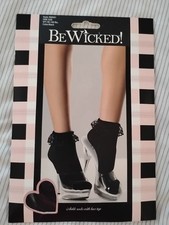 Ankle Socks with Lace and Ruffles Sock for Women, Ladies Vintage Fashion Retro