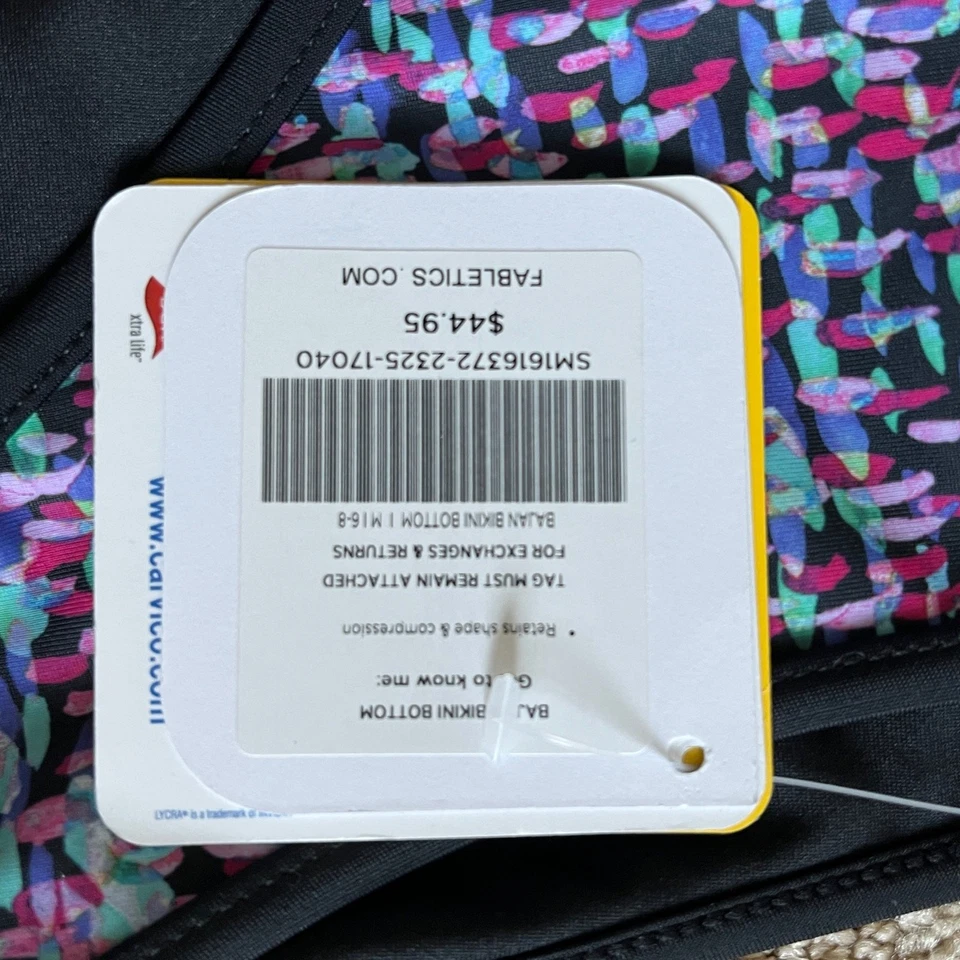 Parte inferior de bikini Fabletics Bajan Hipster mediana Wonderweave protección UPF NUEVO Foto 3 de 4