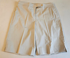 Jones New York Signature Shorts bermuda beige size 10 petite 10" inseam