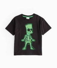 The Simpsons Glow In The Dark Bart Simpson T-shirt 6 Years New From TU