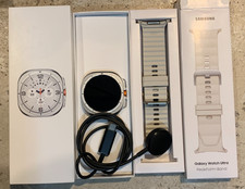 Samsung Galaxy Watch Ultra 47mm LTE Titanium Silver w Grey Band SM-L705U