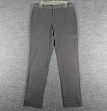 Express Performance Pants Men's Extra Slim Fit Gray Size 32x34 Chino Stretch