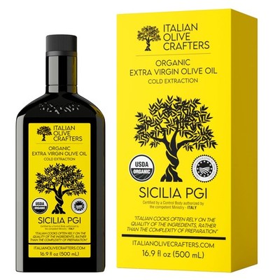 Italian Olive Crafters, Polyphenol Rich Organic Extra Virgin Olive Oil, 16.9 ...