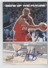 2003 Bowman Rookies & Stars Signs of the Future Jarvis Hayes #SFA-JHA Auto 0c2