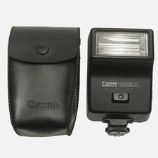 Vintage Canon Speedlite 188A Flash Tested Working W/ Canon Case Camera Flash