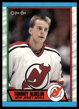 1989-90 O-Pee-Chee Tommy Albelin New Jersey Devils #241