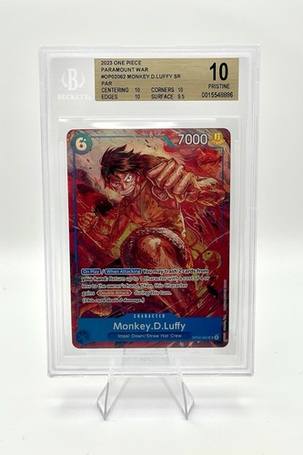 Monkey.D.Luffy (Alternate Art) graded BGS 10 for sale on eBay