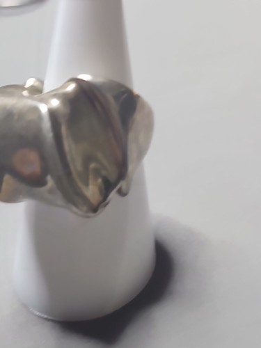 ❤Silpada Sterling Silver Asymmetrical Bow Modernist Band Ring Size 7.25❤ - Picture 2 of 9