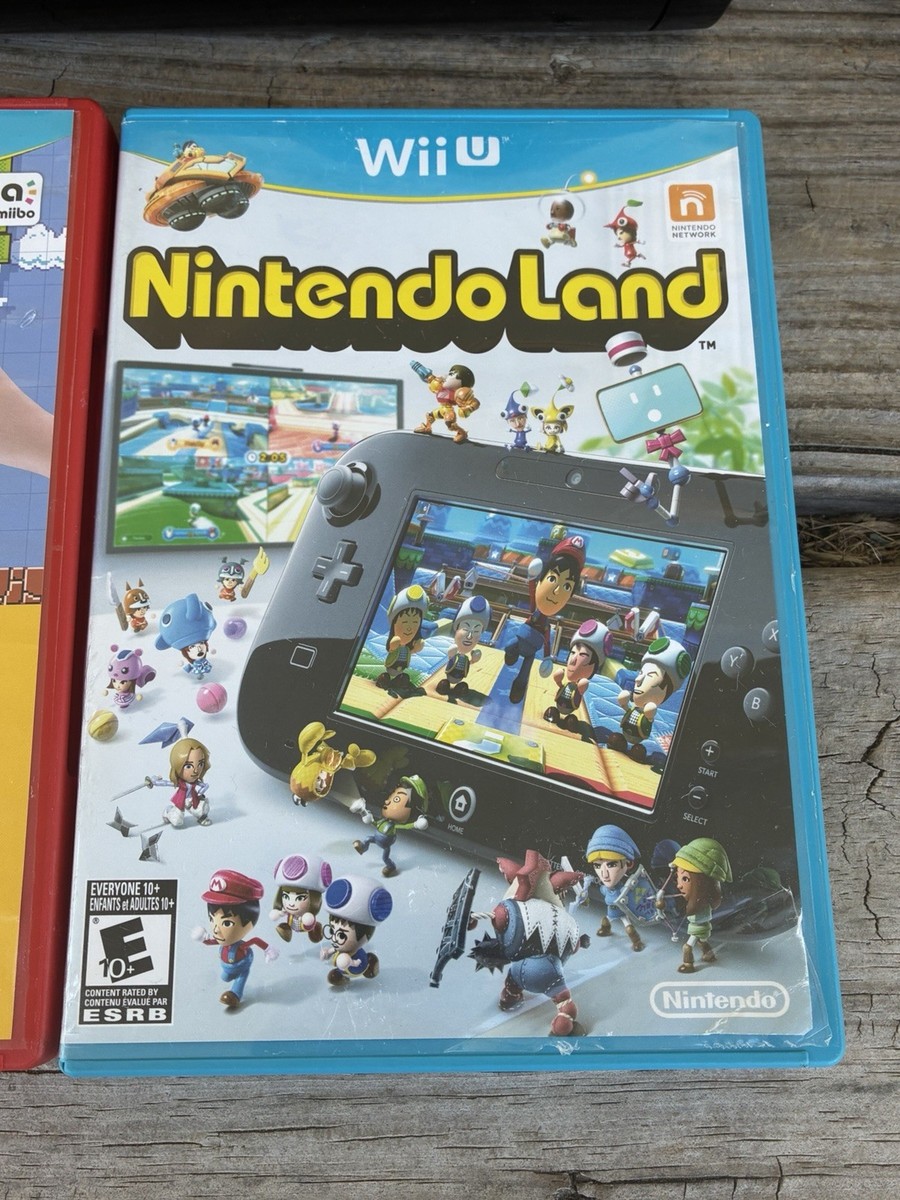 Nintendo Wii U Console Gaming System Deluxe Set With Games No