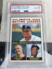 2013 Topps Heritage #8 AL Batting Leaders Mike Trout Cabrera Beltre