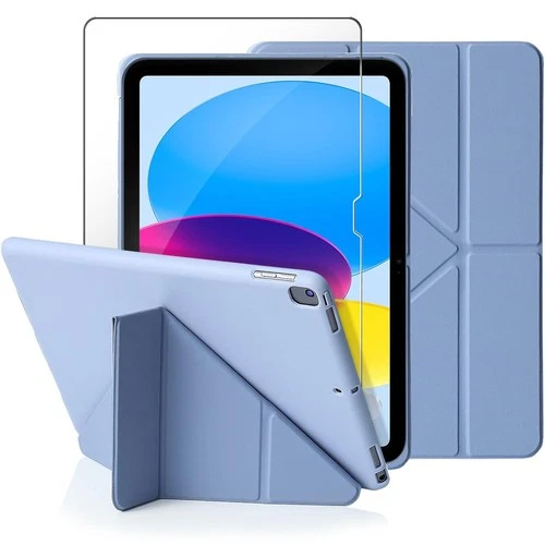 Coque + Verre Trempé pour iPad 10 iPad A16 iPad Air 10,9/11 M2/M3 Pro 11" 2018