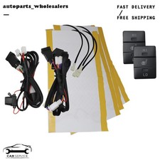 Carbon Fiber Heated Seat Heater Pad Kit Car Switch 12v Universal For Trucks