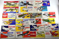 1960'S COLLECTION AIRFIX 1:72 MODEL KIT BAGGIE HEADER INSTRUCTIONS 100% ORIGINAL